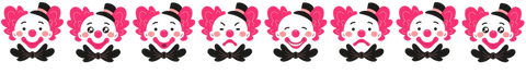 Cheerful Pink Heart-Headed Clowns with Transparent Background - Download Free Stock Videos Pikwizard.com