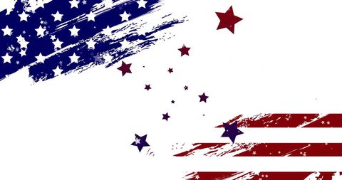 Patriotic USA Stars and Stripes Background Design
