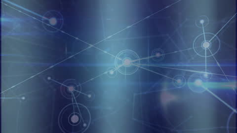 Abstract Digital Network and Data Connections