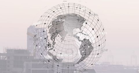 Global Connections Digital Network Concept Over City - Download Free Stock Images Pikwizard.com