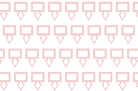 repeating screen icon with download arrow transparent pattern - Download Free Stock Videos Pikwizard.com
