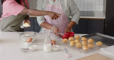 Family Bonding in Baking: Preparing Delicious Muffins Together
