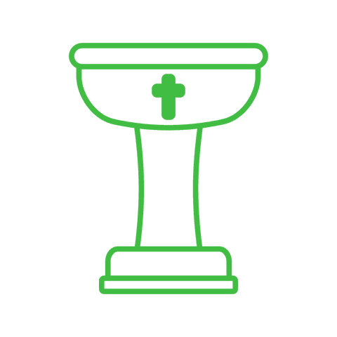 Digital Baptism Chalice Icon on Transparent Background - Download Free Stock Videos Pikwizard.com
