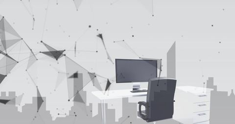 Digital Network Concept in Modern Office Setting - Download Free Stock Images Pikwizard.com