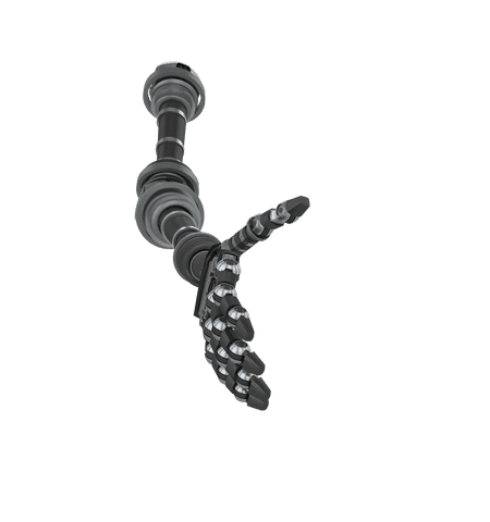 black robotic hand on transparent background technology concept - Download Free Stock Videos Pikwizard.com