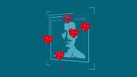 Romantic Digital Interface with Data Processing Portraits
