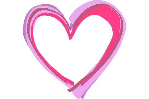 Pink Heart Illustration on Transparent Background for Valentine's Day - Download Free Stock Videos Pikwizard.com