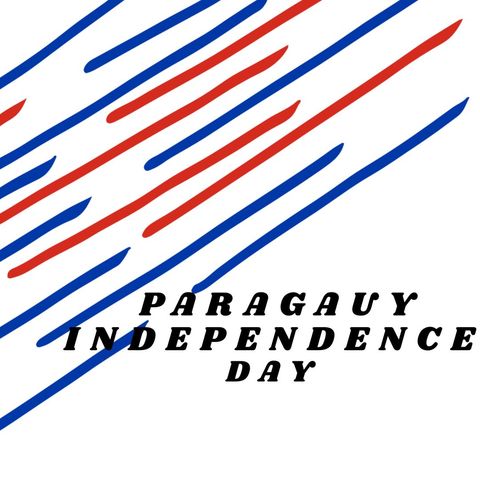 paraguay independence day celebration artwork with bold colors - Download Free Stock Templates Pikwizard.com