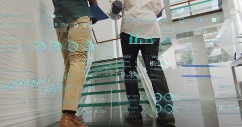 Business Professionals Analyzing Data with Augmented Reality Visualization - Download Free Stock Images Pikwizard.com
