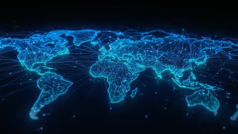 Digital Network Visualization with Global Connectivity Map