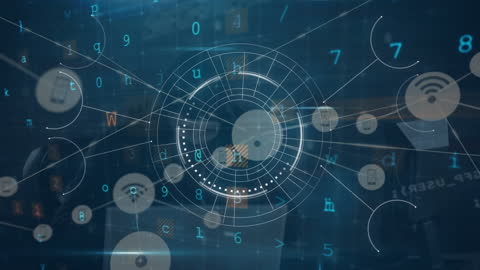 Digital Network and Data Connectivity Technology Concept