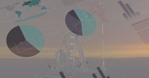 Digital Visualization of Oil Industry with Graphs and Pump Jack