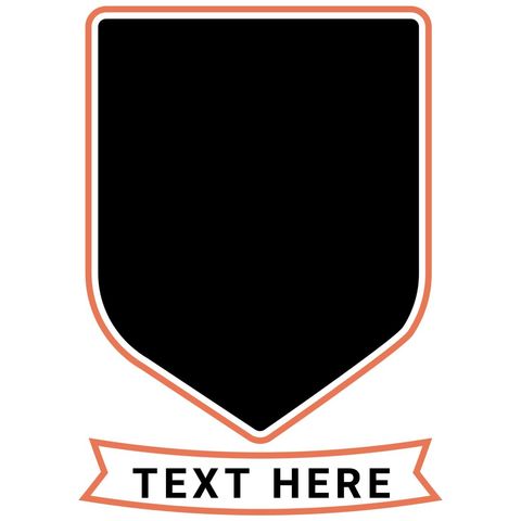 Blank Shield Badge Template for Branding and Trophies - Download Free Stock Templates Pikwizard.com