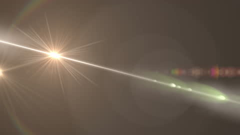 Dynamic Light Flares and Bursts in Motion