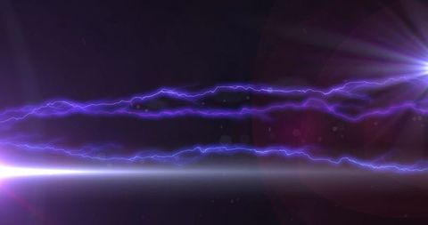 Glowing Purple Lightning with White Light Beam on Dark Background - Download Free Stock Images Pikwizard.com