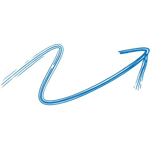 Blue Curved Arrow Icon on Transparent Background - Download Free Stock Videos Pikwizard.com