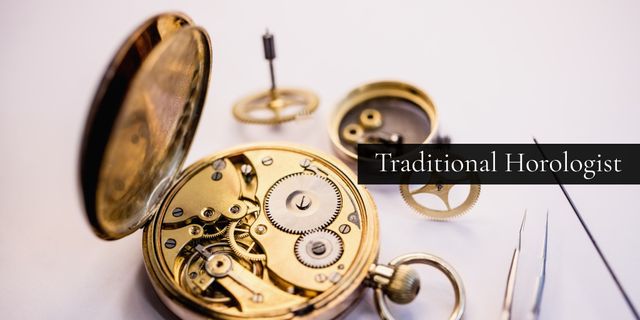 Intricate Craftsmanship of an Open-Gear Pocket Watch - Download Free Stock Templates Pikwizard.com