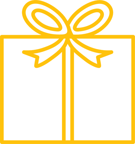yellow gift with bow symbol on transparent background - Download Free Stock Videos Pikwizard.com