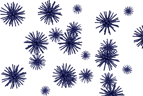floating transparent blue virus cells for medical and scientific uses - Download Free Stock Videos Pikwizard.com