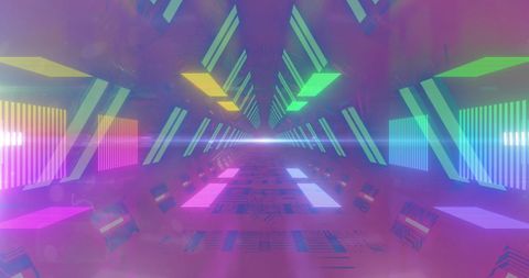 Cyber Monday Neon Tunnel: Vibrant Sale Concept Illustration - Download Free Stock Images Pikwizard.com