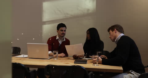 Team Collaborating in Cozy Office Environment