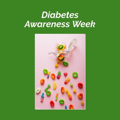 Colorful Candy Spill for Diabetes Awareness Week - Download Free Stock Templates Pikwizard.com