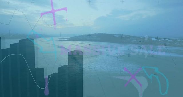 Analyzing Coastal Data via Digital Interface with Bar Charts and Graphs