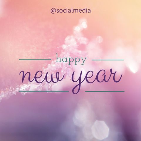 festive new year greeting with vibrant colors - Download Free Stock Templates Pikwizard.com