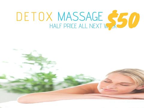 Detox Massage Promotion for Relaxation and Rejuvenation - Download Free Stock Templates Pikwizard.com