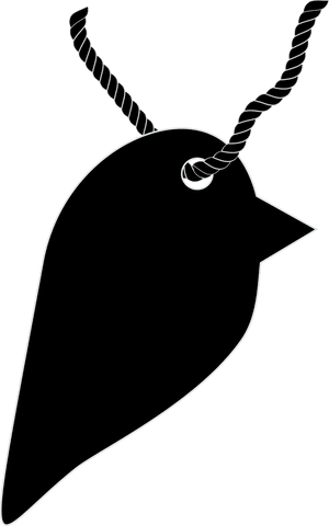 Transparent Black Gift Label on Twine with Unique Shape for Celebrations - Download Free Stock Videos Pikwizard.com