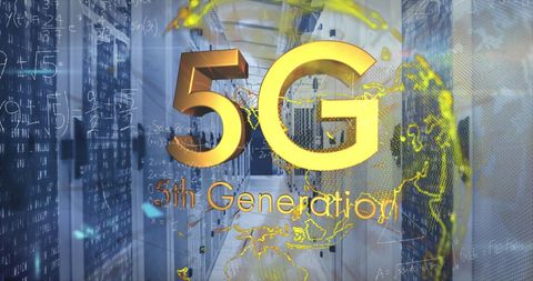5g technology and global network in digital server room - Download Free Stock Images Pikwizard.com