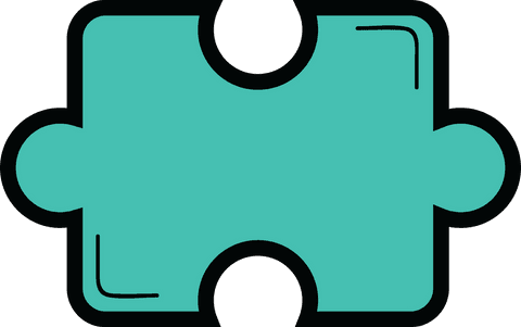 vector illustration of blue puzzle piece on transparent background - Download Free Stock Videos Pikwizard.com