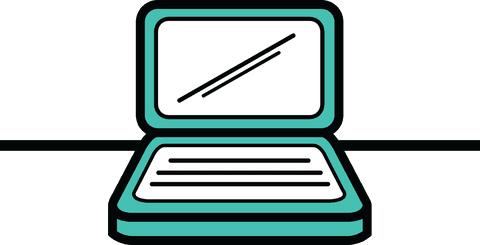 digital laptop symbol on transparent background for computing concepts - Download Free Stock Videos Pikwizard.com