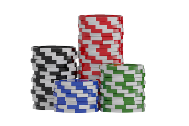 Transparent Stacks of Colorful Gambling Chips on White Background - Download Free Stock Videos Pikwizard.com