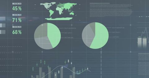 Digital Financial Data Analysis and Graphical Mindset - Download Free Stock Images Pikwizard.com