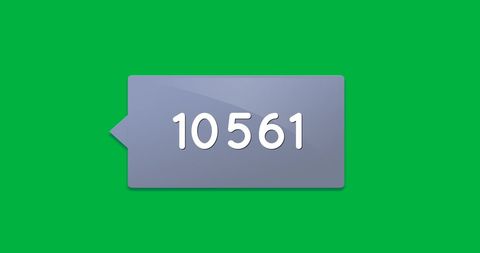 Overflowing Social Media Notifications on Green Background - Download Free Stock Images Pikwizard.com