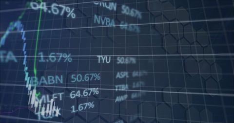 Digital Finance Data Display with Digital Interface - Download Free Stock Images Pikwizard.com
