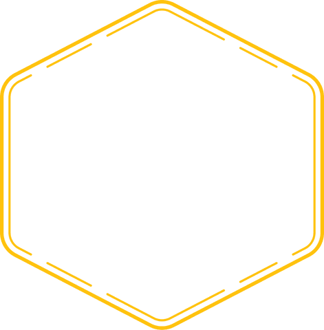 abstract yellow hexagon frame on transparent background - Download Free Stock Videos Pikwizard.com