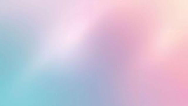 Ethereal pastel gradient blending teal, lavender, pink and peach for minimalist design