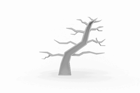 transparent gray tree trunk design with branches - Download Free Stock Videos Pikwizard.com