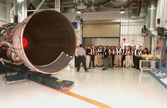 1998 Astronaut Candidates Touring Space Shuttle Main Engine Processing Facility - Download Free Stock Images Pikwizard.com