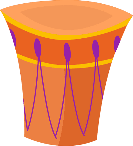 colorful artistic drum with transparent background for cultural designs - Download Free Stock Videos Pikwizard.com