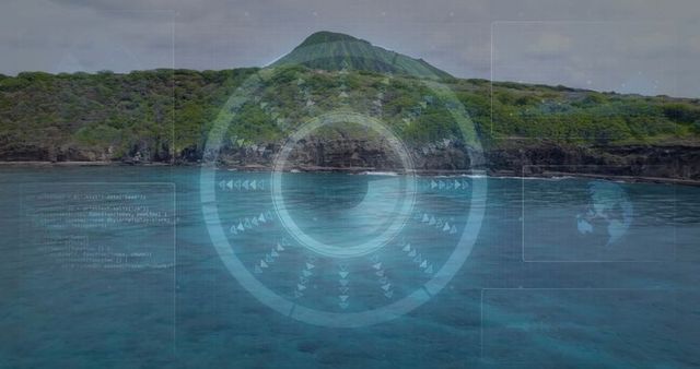 Ar display integrating marine navigation with digital analysis