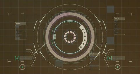 Futuristic Data Processing Interface Illustration - Download Free Stock Images Pikwizard.com