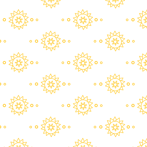 pattern of yellow suns on transparent background with vector style - Download Free Stock Videos Pikwizard.com