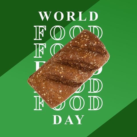 whole grain bread symbolizing world food day celebration - Download Free Stock Templates Pikwizard.com
