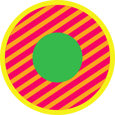colorful concentric circle graphic on transparent background - Download Free Stock Videos Pikwizard.com