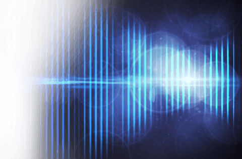 abstract blue soundwave illustration with transparent glow - Download Free Stock Videos Pikwizard.com