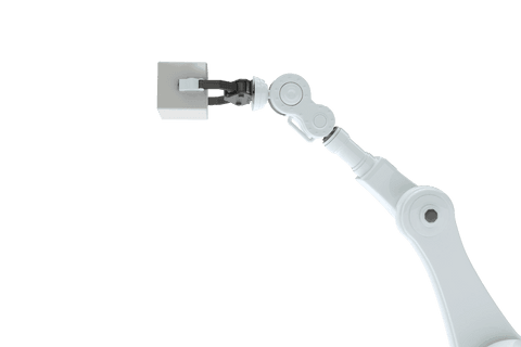 robotic arm holding transparent cube - Download Free Stock Videos Pikwizard.com