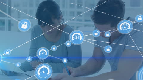 Business Team Networking for Digital Security Solutions